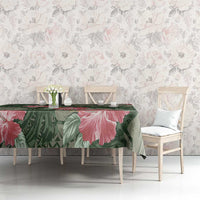Hawaii Tablecloth Green Polynesian Monstera Patterns DT05 - Polynesian Pride