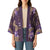 Hawaii Kimono Purple Polynesian Monstera Patterns - Polynesian Pride