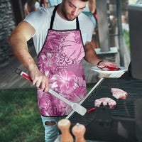 Hawaii Apron Magenta Polynesian Monstera Patterns - Polynesian Pride