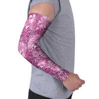 Hawaii Arm Sleeves Magenta Polynesian Monstera Patterns DT05 - Polynesian Pride