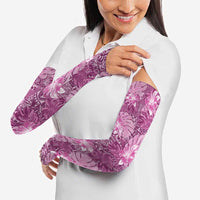 Hawaii Arm Sleeves Magenta Polynesian Monstera Patterns DT05 - Polynesian Pride