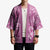 Hawaii Kimono Magenta Polynesian Monstera Patterns - Polynesian Pride