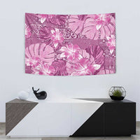Hawaii Tapestry Magenta Polynesian Monstera Patterns - Polynesian Pride
