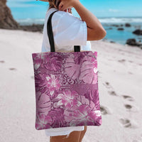 Hawaii Tote Bag Magenta Polynesian Monstera Patterns DT05 - Polynesian Pride
