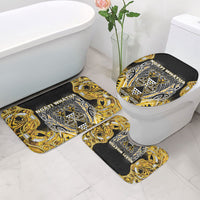 Aotearoa Ngati Whatua Bathroom Set Maori Tribal Gold Paua Shell Pattern DT05 - Polynesian Pride