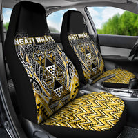 Aotearoa Ngati Whatua Car Seat Cover Maori Tribal Gold Paua Shell Pattern DT05 - Polynesian Pride