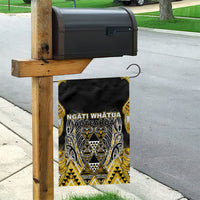 Aotearoa Ngati Whatua Garden Flag Maori Tribal Gold Paua Shell Pattern DT05 - Polynesian Pride