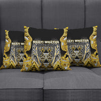 Aotearoa Ngati Whatua Pillow Cover Maori Tribal Gold Paua Shell Pattern DT05 - Polynesian Pride