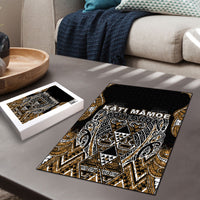 Aotearoa Kati Mamoe Puzzle Maori Brown Tribal Paua Shell Pattern DT05 - Polynesian Pride