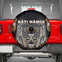Aotearoa Kati Mamoe Spare Tire Cover Maori Brown Tribal Paua Shell Pattern DT05 - Polynesian Pride