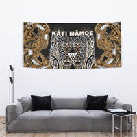 Aotearoa Kati Mamoe Tapestry Maori Brown Tribal Paua Shell Pattern DT05 - Polynesian Pride