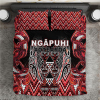 Aotearoa Ngapuhi Bedding Set Maori Red Tribal Paua Shell Pattern DT05 Red - Polynesian Pride
