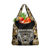 Aotearoa Waikato Tainui Grocery Bag Maori Light Gold Tribal Paua Shell Pattern DT05 1-pack One Size Yellow - Polynesian Pride