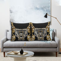 Aotearoa Waikato Tainui Pillow Cover Maori Light Gold Tribal Paua Shell Pattern DT05 - Polynesian Pride