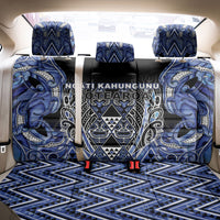 Aotearoa Ngati Kahungunu Back Car Seat Cover Maori Tribal Blue Paua Shell Pattern DT05 - Polynesian Pride