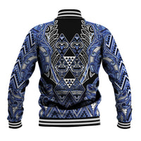Aotearoa Ngati Kahungunu Baseball Jacket Maori Tribal Blue Paua Shell Pattern DT05 - Polynesian Pride