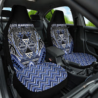Aotearoa Ngati Kahungunu Car Seat Cover Maori Tribal Blue Paua Shell Pattern DT05 One Size Blue - Polynesian Pride