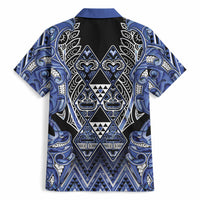 Aotearoa Ngati Kahungunu Hawaiian Shirt Maori Tribal Blue Paua Shell Pattern DT05 - Polynesian Pride
