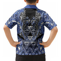 Aotearoa Ngati Kahungunu Hawaiian Shirt Maori Tribal Blue Paua Shell Pattern DT05 - Polynesian Pride