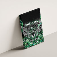 Aotearoa Ngai Tahu Canvas Wall Art Maori Tribal Dark Green Paua Shell Pattern DT05 - Polynesian Pride