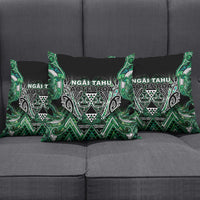 Aotearoa Ngai Tahu Pillow Cover Maori Tribal Dark Green Paua Shell Pattern DT05 - Polynesian Pride