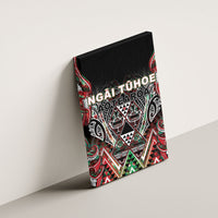 Aotearoa Ngai Tuhoe Canvas Wall Art Maori Tribal Red And Green Paua Shell Pattern DT05 - Polynesian Pride