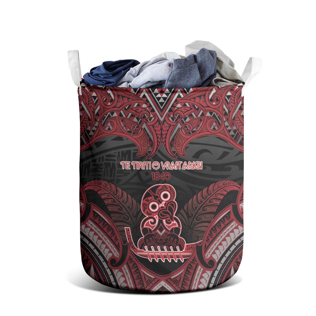 New Zealand Waitangi Day Laundry Basket Te Tiriti O Waitangi 1840 DT05 - Polynesian Pride