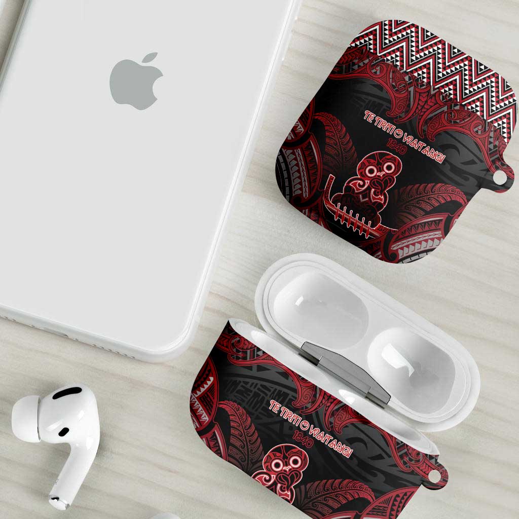 New Zealand Waitangi Day AirPods Case Te Tiriti O Waitangi 1840 DT05 - Polynesian Pride