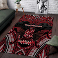 New Zealand Waitangi Day Area Rug Te Tiriti O Waitangi 1840 - Polynesian Pride