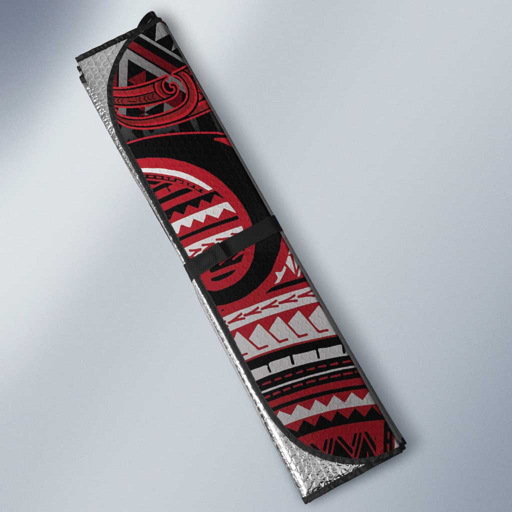 New Zealand Waitangi Day Auto Sun Shade Te Tiriti O Waitangi 1840 DT05 - Polynesian Pride