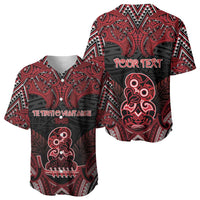 Personalised New Zealand Waitangi Day Baseball Jersey Te Tiriti O Waitangi 1840 DT05 - Polynesian Pride