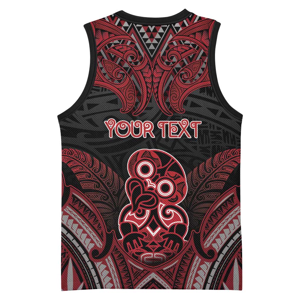 Personalised New Zealand Waitangi Day Basketball Jersey Te Tiriti O Waitangi 1840 DT05 - Polynesian Pride