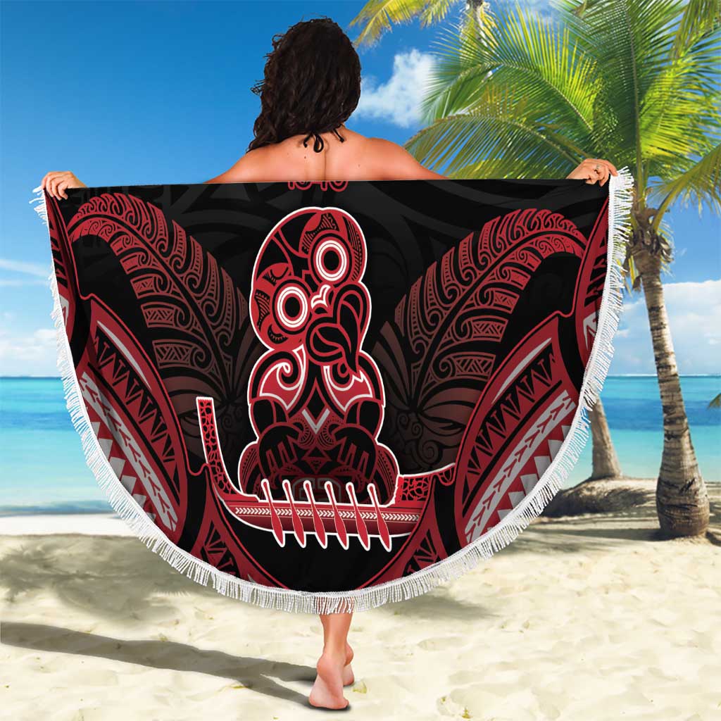 New Zealand Waitangi Day Beach Blanket Te Tiriti O Waitangi 1840 - Polynesian Pride