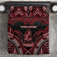 New Zealand Waitangi Day Bedding Set Te Tiriti O Waitangi 1840 - Polynesian Pride