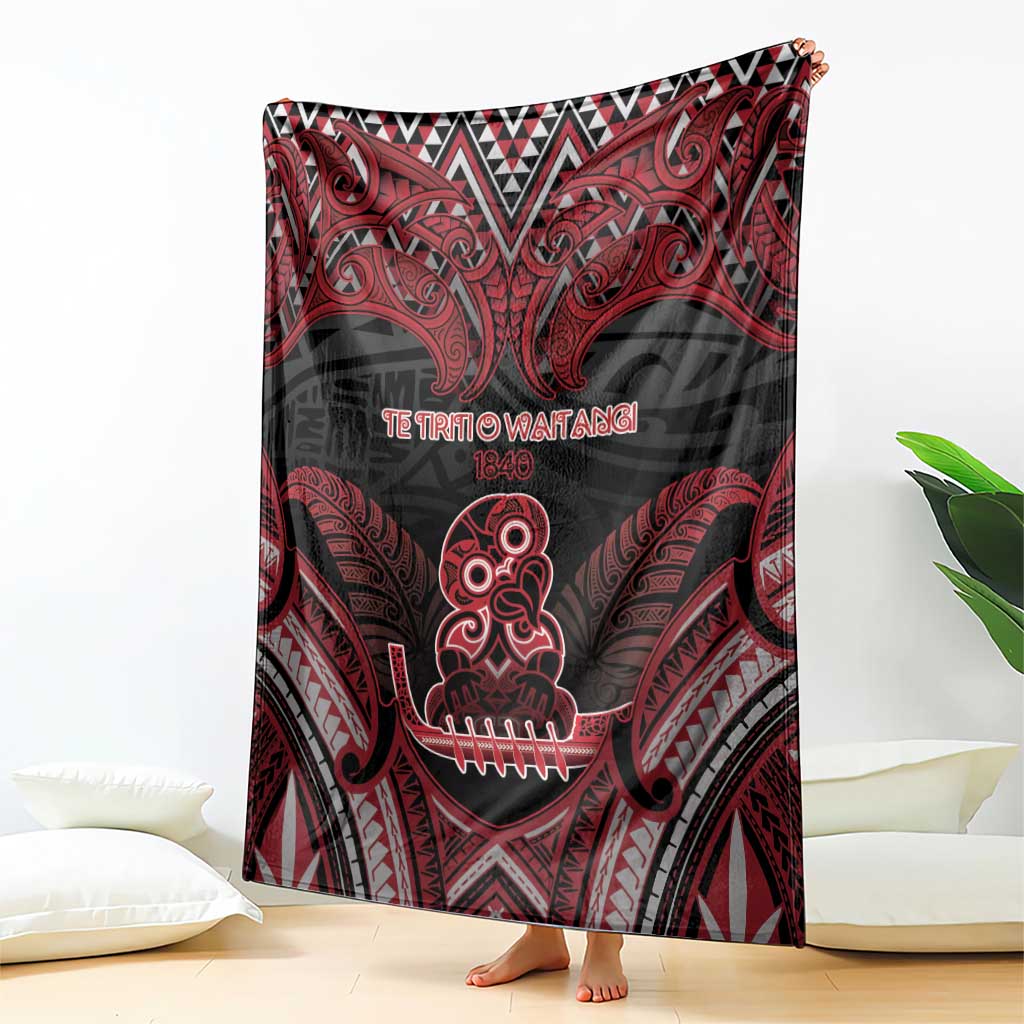 New Zealand Waitangi Day Blanket Te Tiriti O Waitangi 1840 - Polynesian Pride