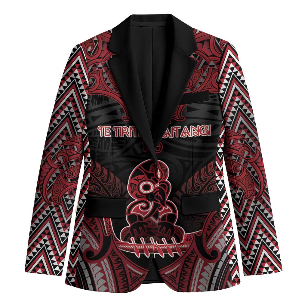 Personalised New Zealand Waitangi Day Blazer Te Tiriti O Waitangi 1840 - Polynesian Pride
