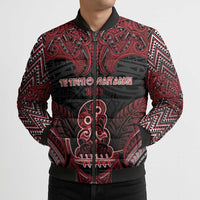 Personalised New Zealand Waitangi Day Bomber Puffer Jacket Te Tiriti O Waitangi 1840 DT05 - Polynesian Pride