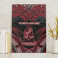 New Zealand Waitangi Day Canvas Wall Art Te Tiriti O Waitangi 1840 DT05 Without Frame Black - Polynesian Pride