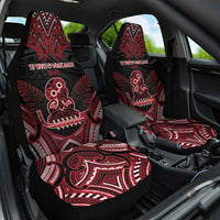 New Zealand Waitangi Day Car Seat Cover Te Tiriti O Waitangi 1840 DT05 One Size Black - Polynesian Pride