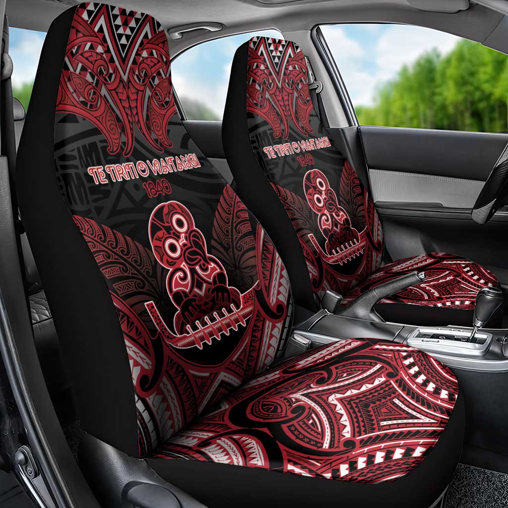 New Zealand Waitangi Day Car Seat Cover Te Tiriti O Waitangi 1840 DT05 - Polynesian Pride