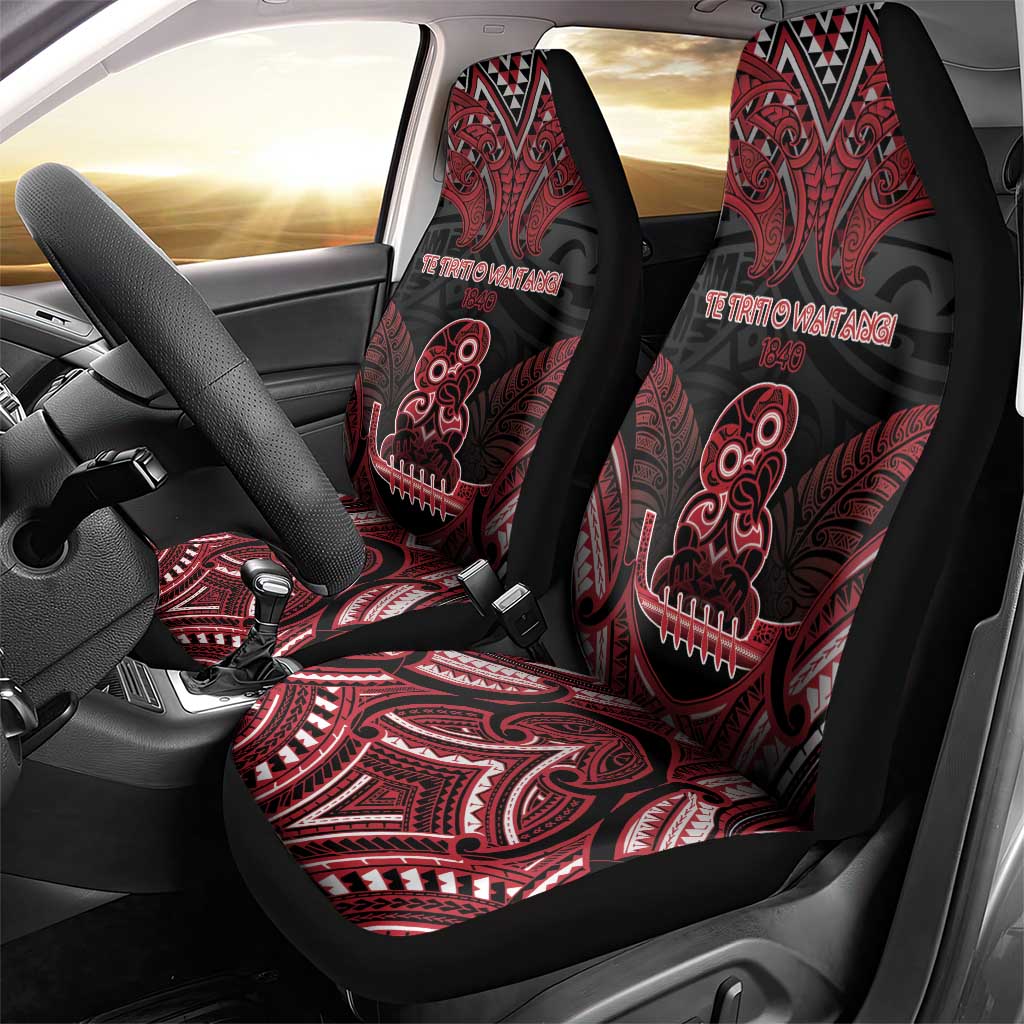 New Zealand Waitangi Day Car Seat Cover Te Tiriti O Waitangi 1840 DT05 - Polynesian Pride