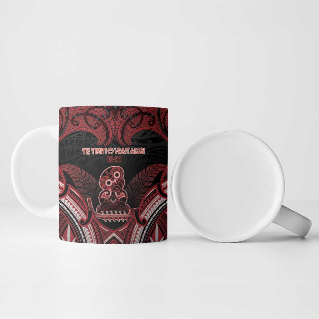 Personalised New Zealand Waitangi Day Ceramic Mug Te Tiriti O Waitangi 1840 DT05 - Polynesian Pride