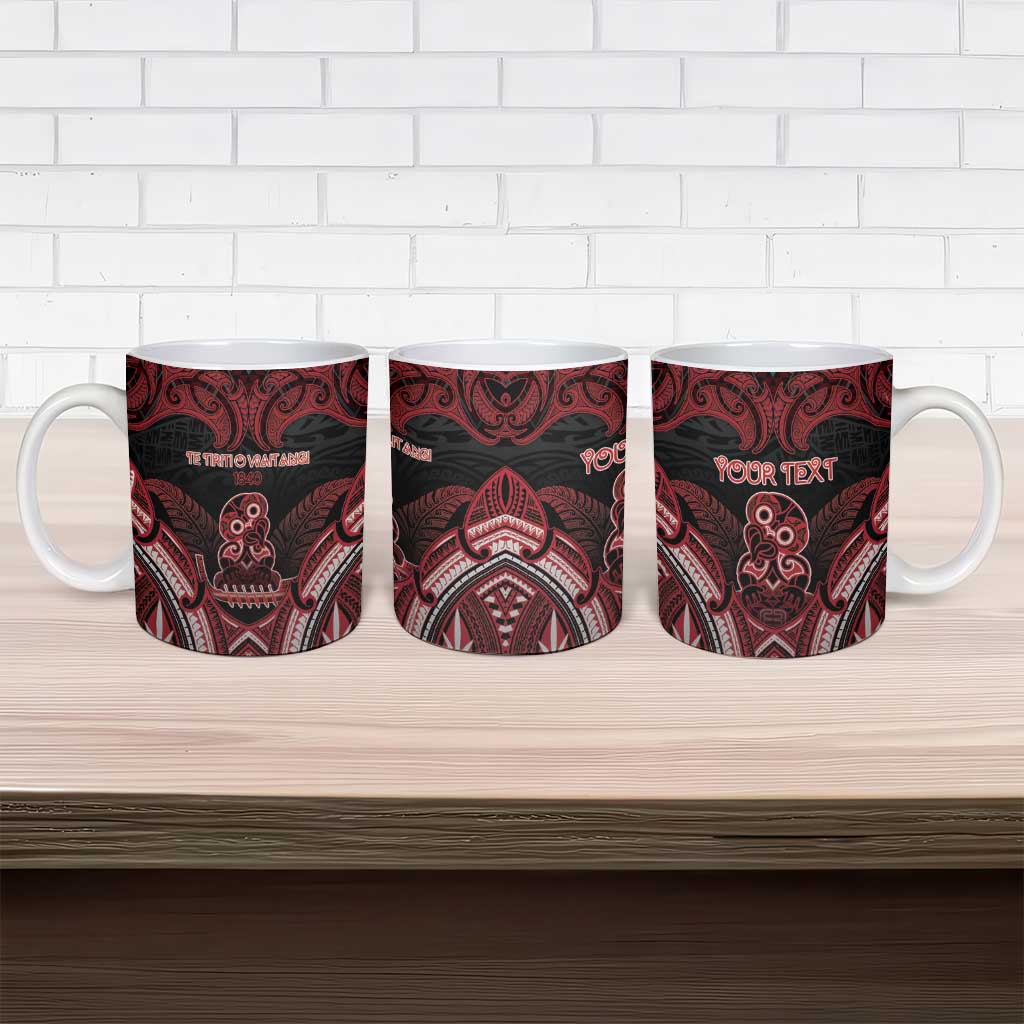 Personalised New Zealand Waitangi Day Ceramic Mug Te Tiriti O Waitangi 1840 DT05 - Polynesian Pride
