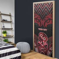 Personalised New Zealand Waitangi Day Door Cover Te Tiriti O Waitangi 1840 - Polynesian Pride