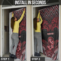 Personalised New Zealand Waitangi Day Door Cover Te Tiriti O Waitangi 1840 - Polynesian Pride