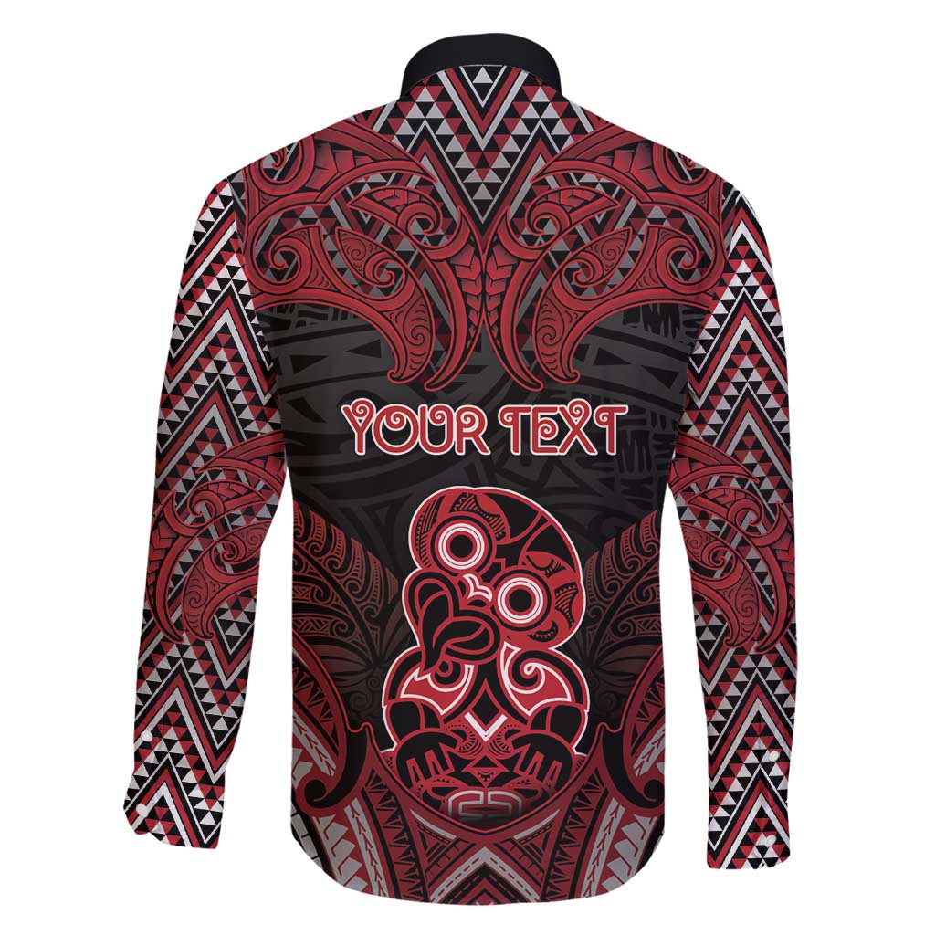 Personalised New Zealand Waitangi Day Family Matching Long Sleeve Bodycon Dress and Hawaiian Shirt Te Tiriti O Waitangi 1840 - Polynesian Pride