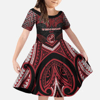 Personalised New Zealand Waitangi Day Family Matching Summer Maxi Dress and Hawaiian Shirt Te Tiriti O Waitangi 1840 - Polynesian Pride