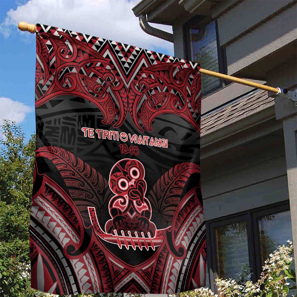 New Zealand Waitangi Day Garden Flag Te Tiriti O Waitangi 1840 - Polynesian Pride