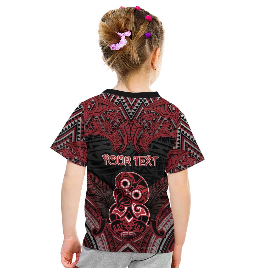 Personalised New Zealand Waitangi Day Kid T Shirt Te Tiriti O Waitangi 1840 - Polynesian Pride