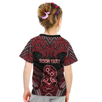 Personalised New Zealand Waitangi Day Kid T Shirt Te Tiriti O Waitangi 1840 - Polynesian Pride